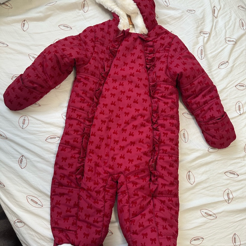 First Impressions Red Snowsuit
